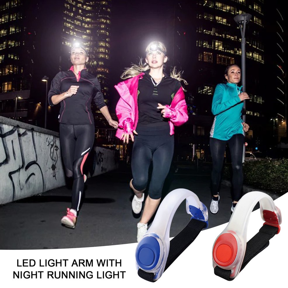 Đèn LED đeo cánh tay hỗ trợ chạy bộ ban đêm