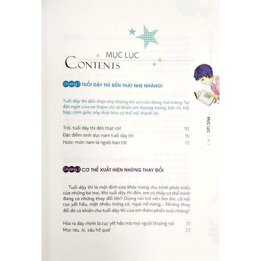 Sách - Combo Cẩm Nang Con Trai Tuổi Dậy Thì - Quyển 1 Và 2 (Bộ 2 Quyển)