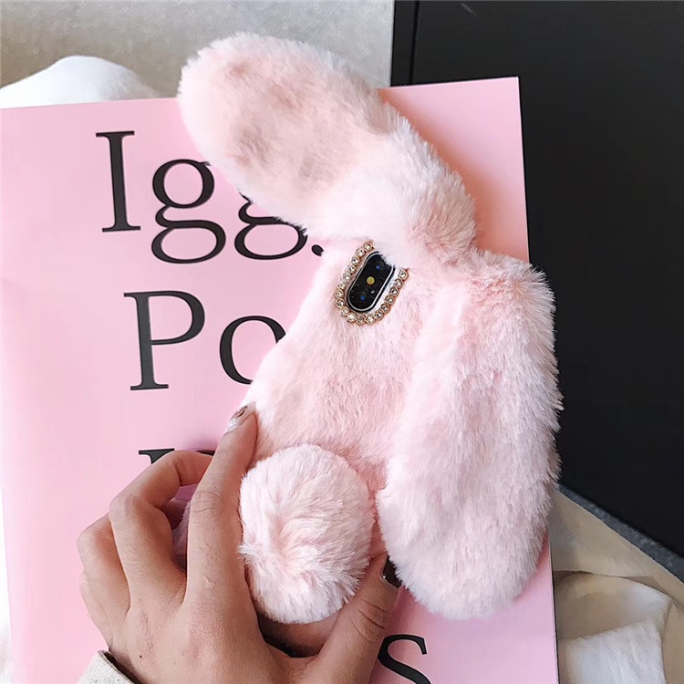 Ốp lưng ip cute Ốp Điện Thoại Lông Nhung Hình Tai Thỏ Cho Apple iPhone13 iPhone12 iPhone11 iPhone6 iPhone7 iPhone8 plus iPhoneXR iPhoneXS Iphonexsmax Pro plus x mini,op,ốp lưng