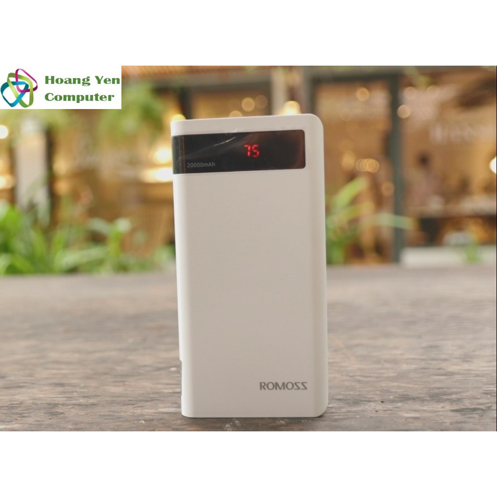 [Mã ELMS5 giảm 7% đơn 300K] Sạc dự phòng Romoss Sense 6P 20000mah chính hãng - BH 1 năm