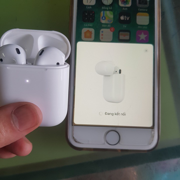 [Xả Hàng] Tai Nghe Cao Cấp Airpods 2 Đôi Tên Định Vi bảo hành 3 tháng ( Số lượng giới hạn 100 bộ )