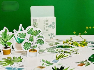 Set 46 Sticker Miếng Dán Trang Trí Nhật Ký