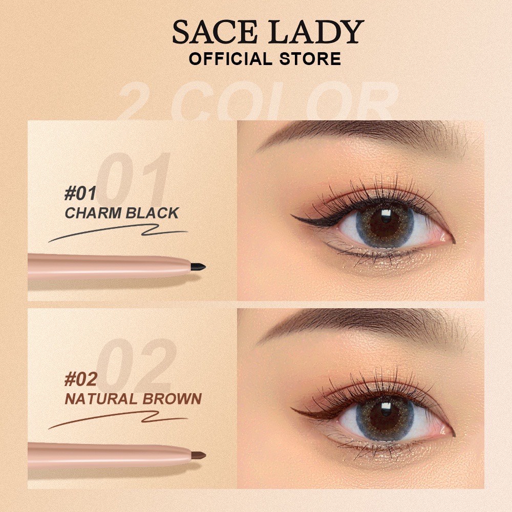 Bút Chì Kẻ Mắt SACE LADY 2mm 0.1g Chống Thấm Nước Siêu Mỏng - SL353