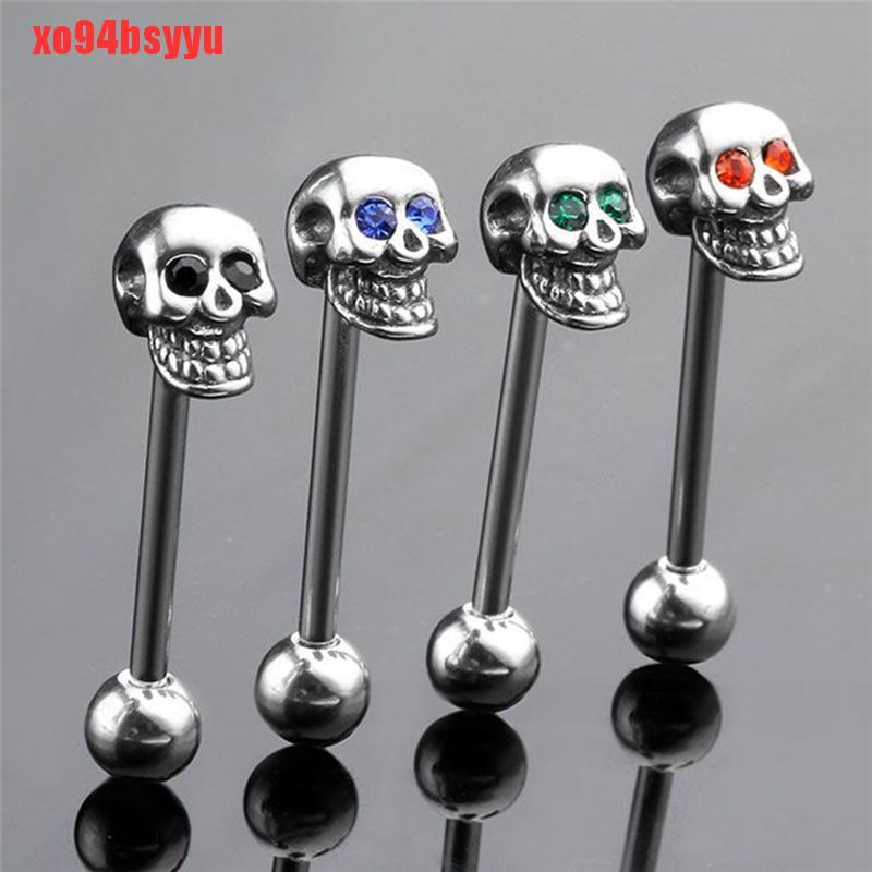 Nhẫn Hình Đầu Lâu Bằng Thép Không Gỉ Xo94Bsyu 14G