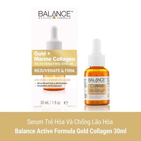 Tinh Chất Chống Lão Hóa Balance Active Formula Gold Collagen Rejuvenating Serum 30ml