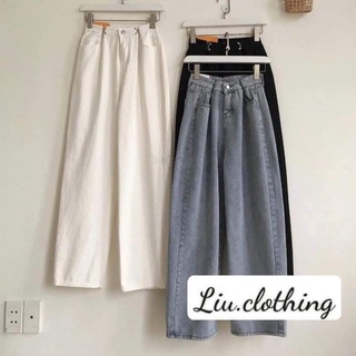 Quần ống suông cài khuy