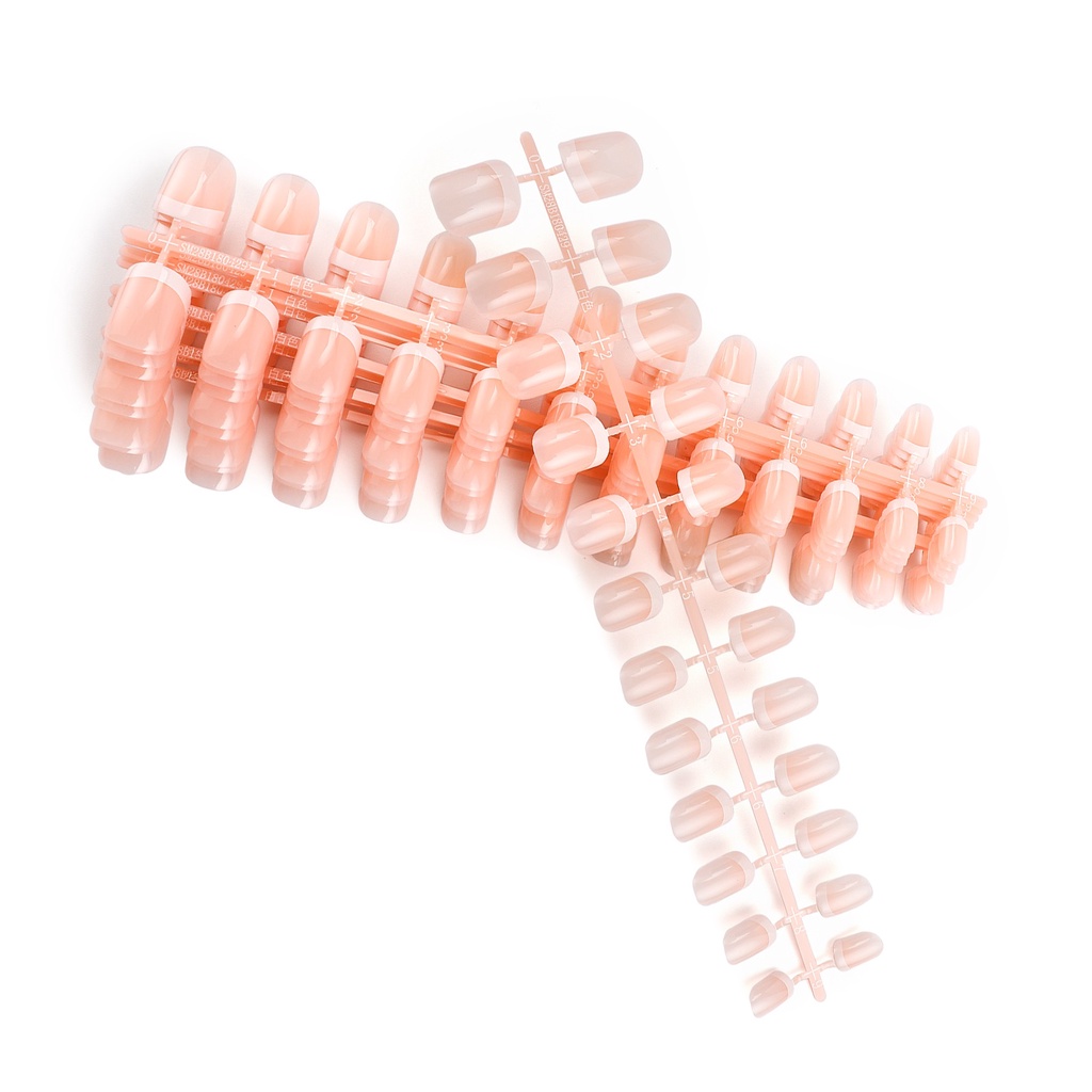 móng tay giả Set 24 móng tay giả FOREVERLILY nhiều kích cỡ thiết kế hình vuông dùng luyện vẽ