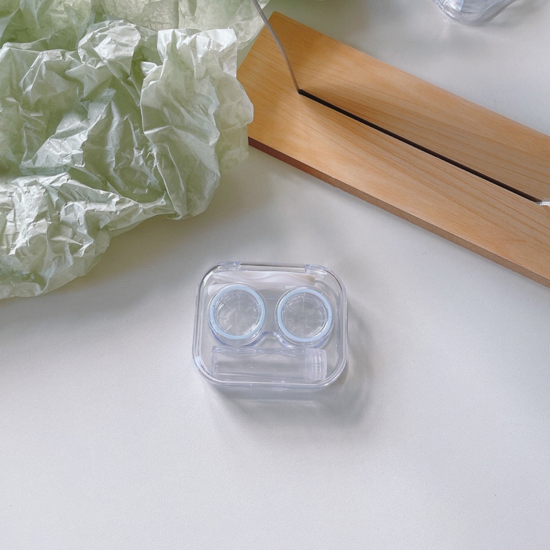 Hộp đựng lens TRONG SUỐT nhiều màu | Hộp đựng kính áp tròng
