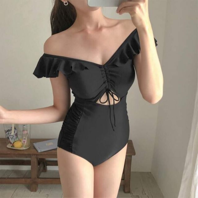 Bikini liền thân cổ chữ v