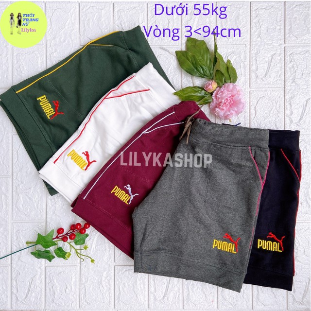 Quần đùi nữ lưng thun short ngắn dáng ôm mặc nhà tập thể thao lilykashop QS06
