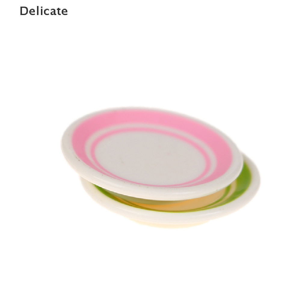 Set 5 đĩa đồ chơi mini tỉ lệ 1/12 cho bé chơi đồ hàng