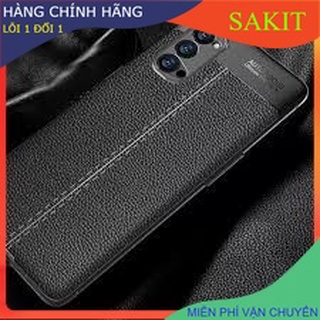 Ốp lưng vân da cao cấp auto focus cho oppo reno 4 - oppo reno 4 pro - oppo reno 4f - oppo reno 4 lite.