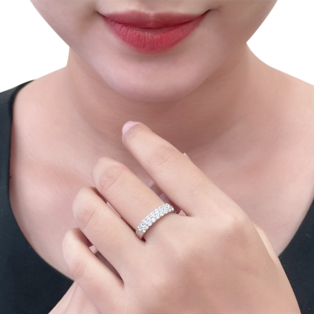 Nhẫn Bạc đính đá CZ PNJSilver XM00K000114