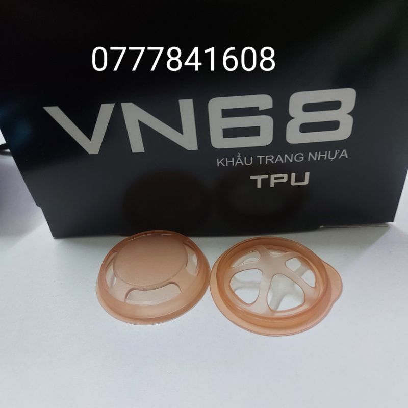 Van thở khẩu trang nhựa trong suốt VN68 Phụ kiện chính hãng