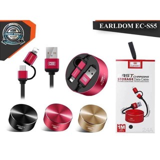 CÁP SẠC DÂY RÚT 2IN1 EARLDOM SS5