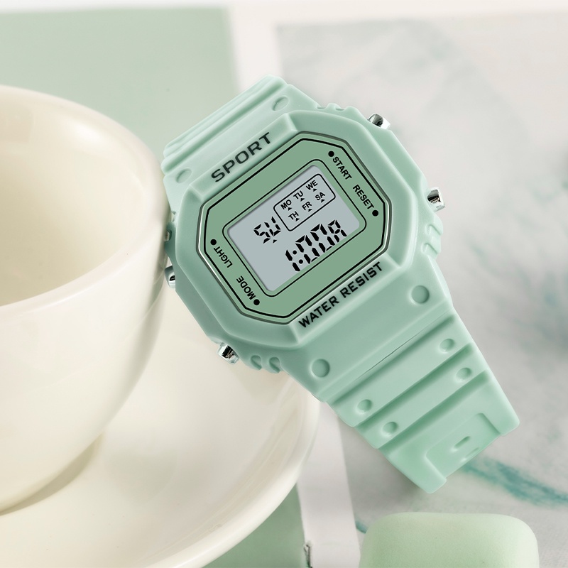 Đồng hồ điện tử SKMEI B032 đèn LED chống nước thể thao thời trang cho unisex