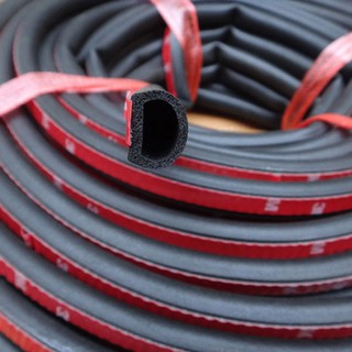 Gioăng Cao Su Chữ D Chống Ồn, Chống Bụi Cho Xe Ô Tô (Kích Thước 14x12mm, Giá 1 Mét)