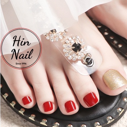 Móng Chân Giả Hộp 24 Móng Kèm Phụ Kiện Làm Móng