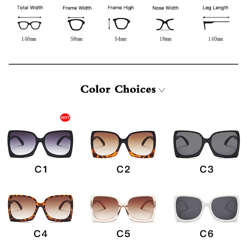 MATA Kính Mát Gọng Nhựa Cỡ Lớn Phong Cách Châu Âu