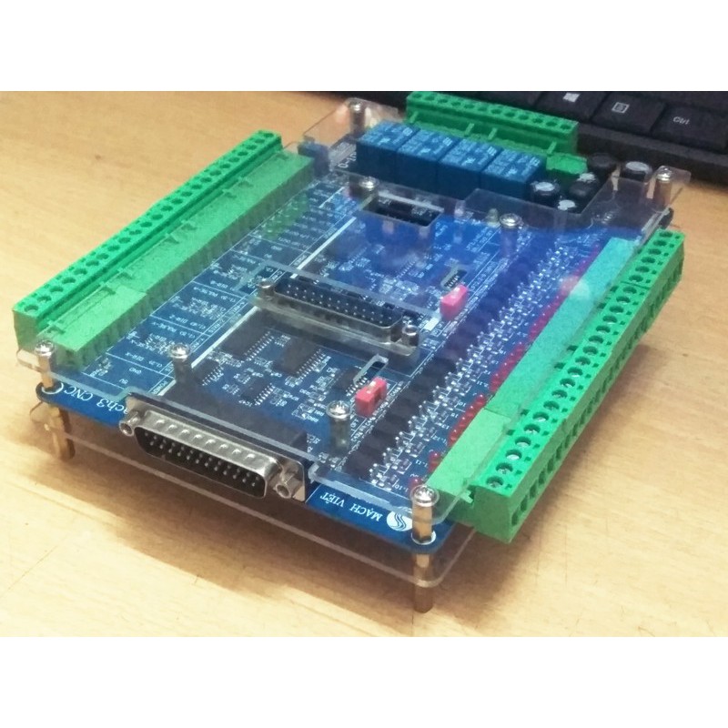 Mạch BOB Mach3 CNC V4.3.2 – 6 trục (đủ bộ card PCI to LPT và 2 cáp LPT )