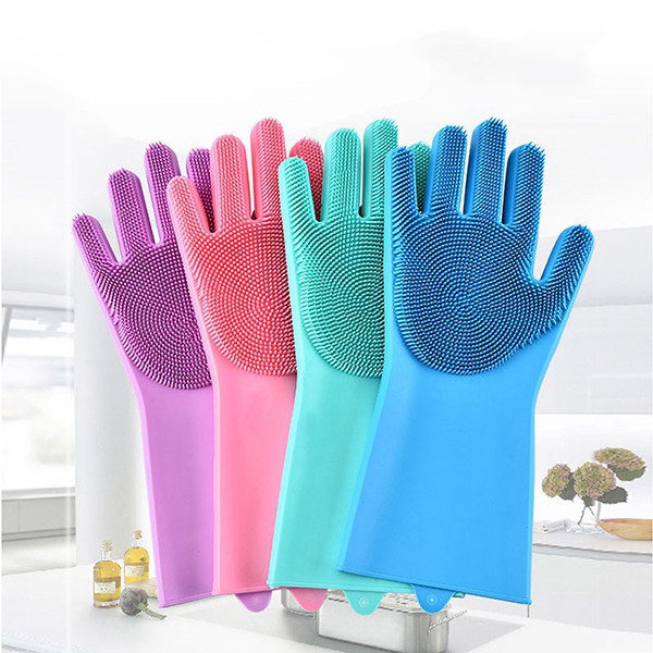 Găng tay rửa bát silicone giadungthongminh.net