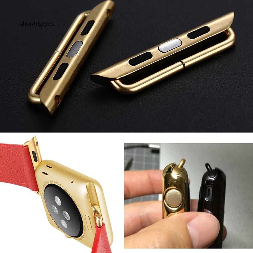 Cặp đai kim loại kết nối dây đeo đồng hồ thông minh cho Apple Watch iWatch 1/2/3/4