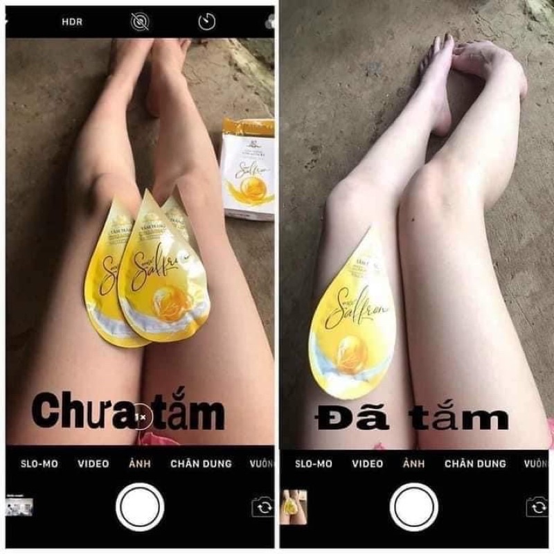 [Chính Hãng]Tắm trắng collagen x3 mix saffron