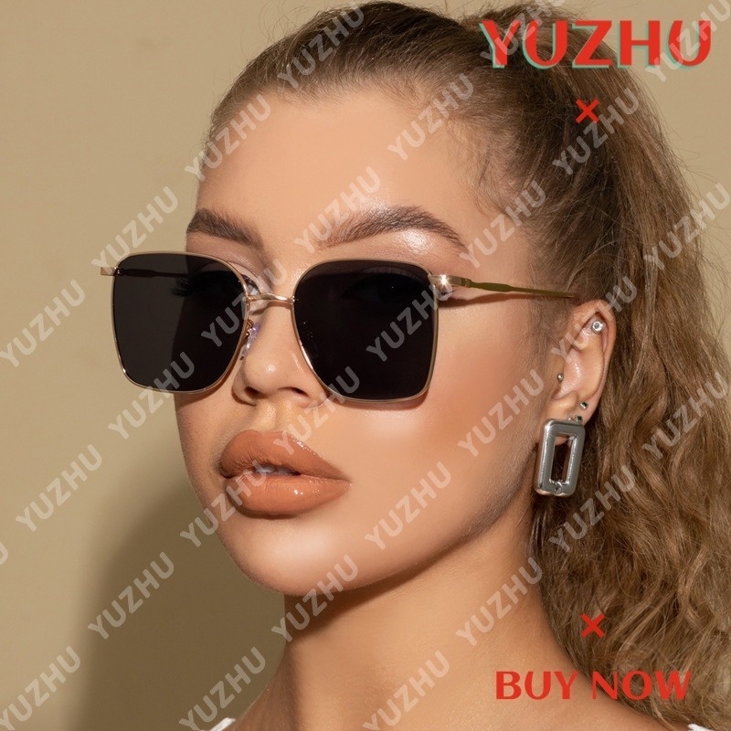 Kính Mát Gọng Vuông Kim Loại Thời Trang Phương Tây