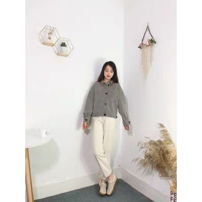 Áo khoác dạ dáng ngắn