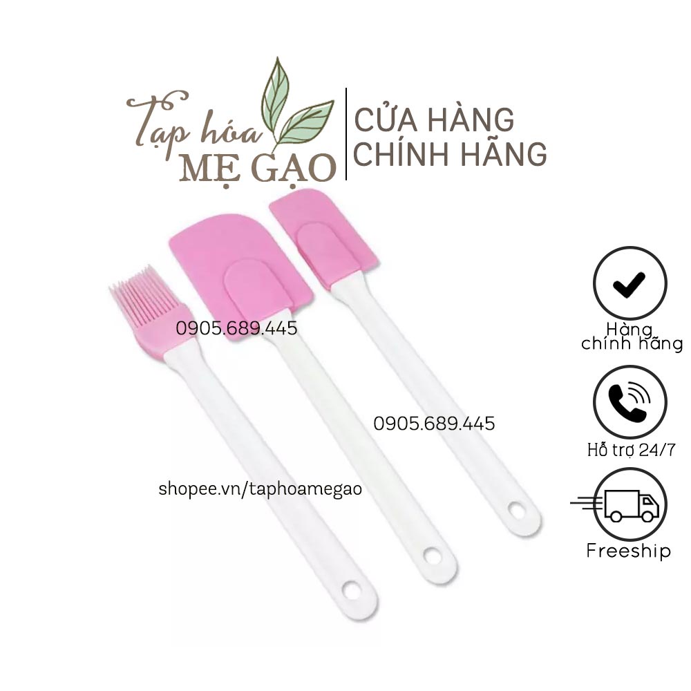 Set 3 dụng cụ làm bánh Spatula
