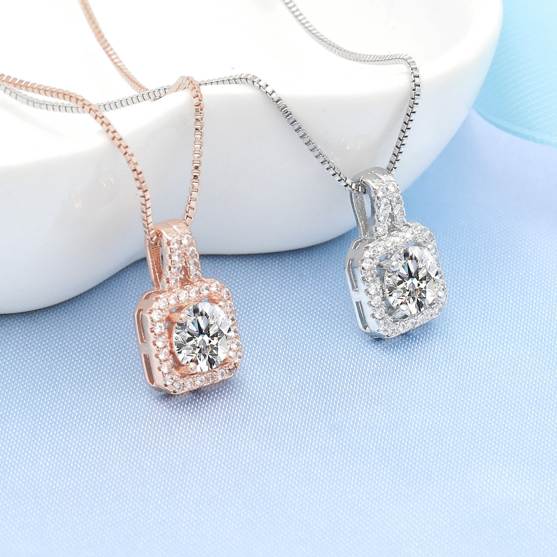 Set 2 vòng cổ Nữ Mạ Vàng 18k Thời Trang