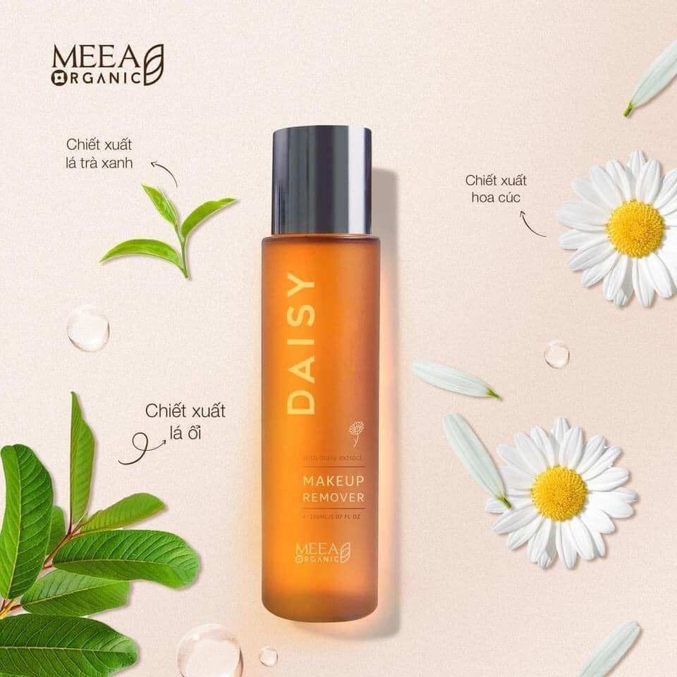 Nước tẩy trang Daisy Meea Organic 150ml làm sạch giữ ẩm dưỡng mền da