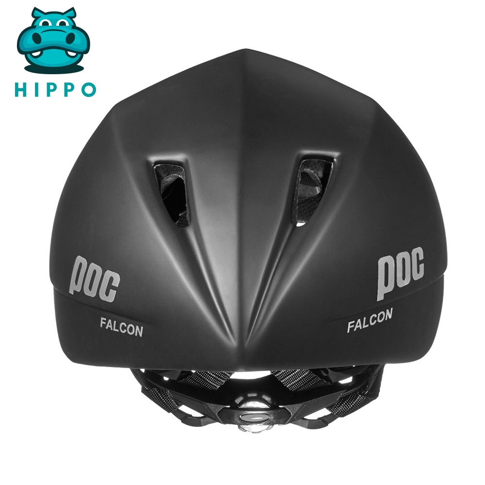 Mũ bảo hiểm xe đạp thể thao Poc Falcon carbon siêu nhẹ chính hãng màu đen nhám - HIPPO HELMET