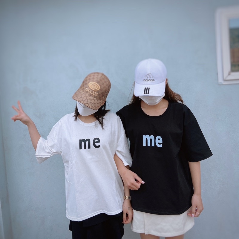 Áo thun ME dáng thụng tay lỡ Áo phông cotton áo ngắn tay
