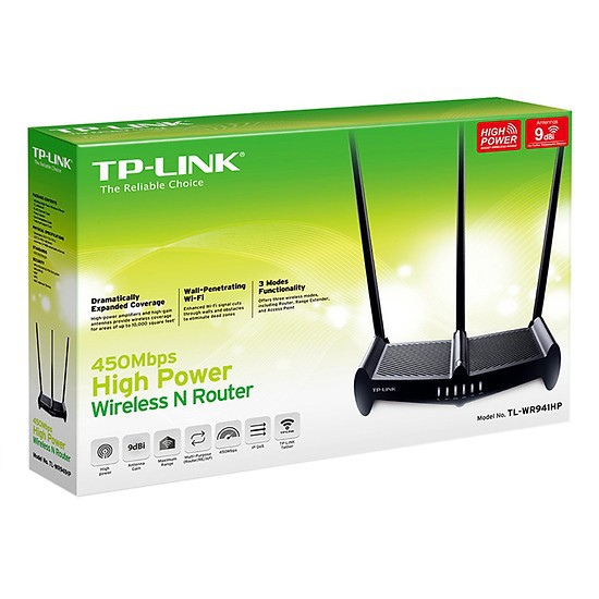 TP-Link TL-WR941HP - Bộ Phát Wifi Công Suất Cao 450Mbps