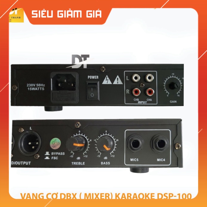 Cam kết Chính hãng VANG CƠ KARAOKE DBX  DSP-100
