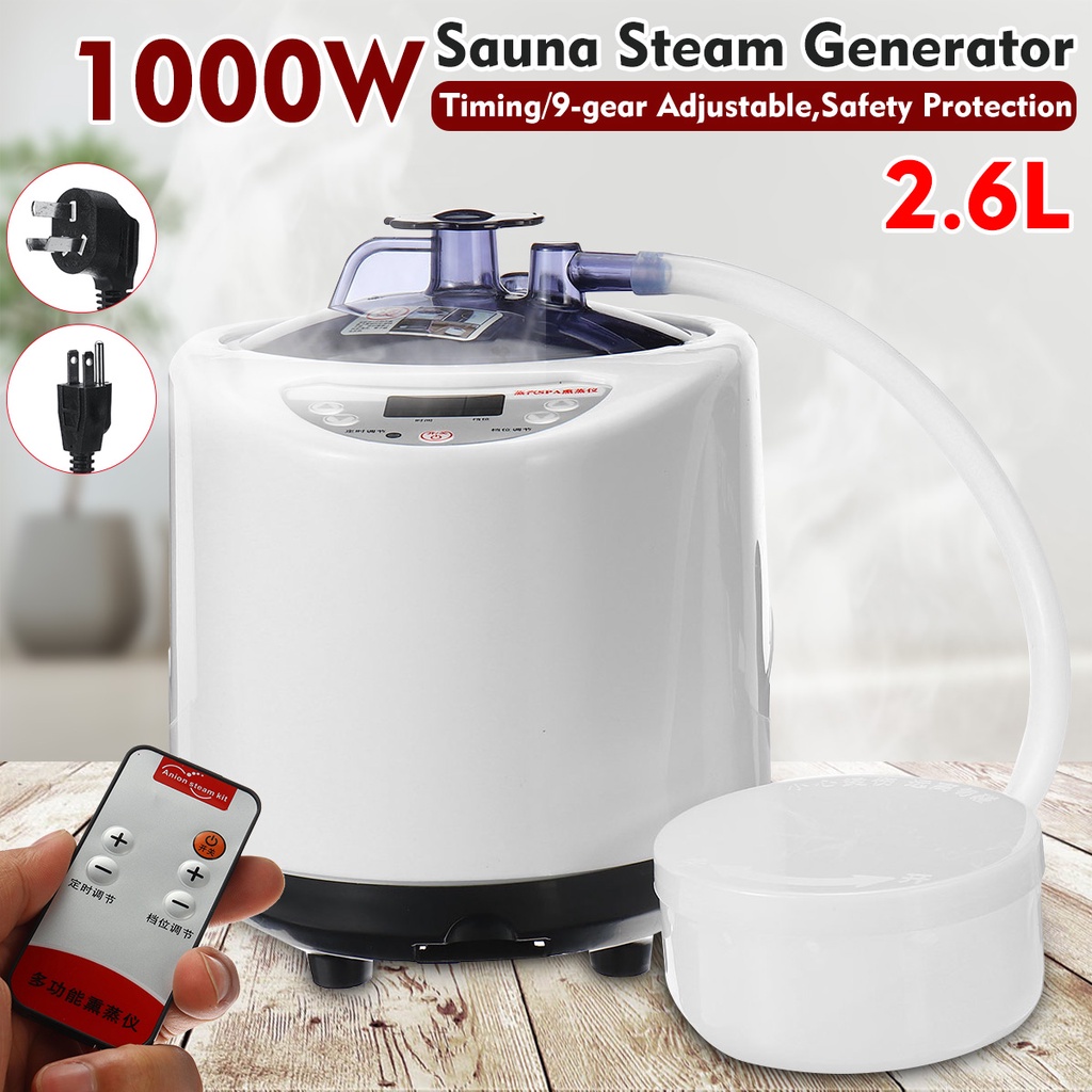 Máy xông hơi khô lớn 1000w 2.6l máy phát điện máy xông hơi spa với điều khiển từ xa cho phòng xông hơi khô tại nhà trị liệu cơ thể