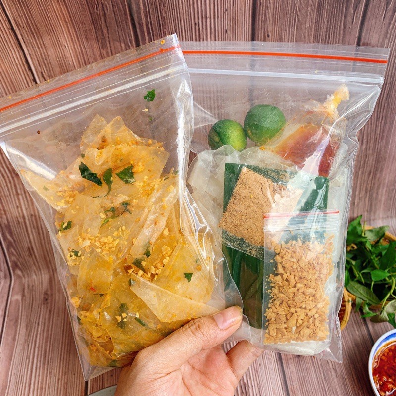 Bánh tráng sate muối tỏi