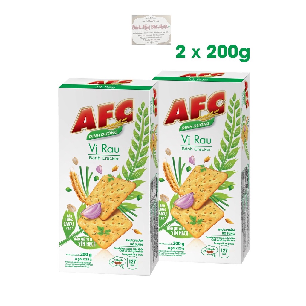 Combo 2 hộp Bánh Dinh Dưỡng AFC 200g