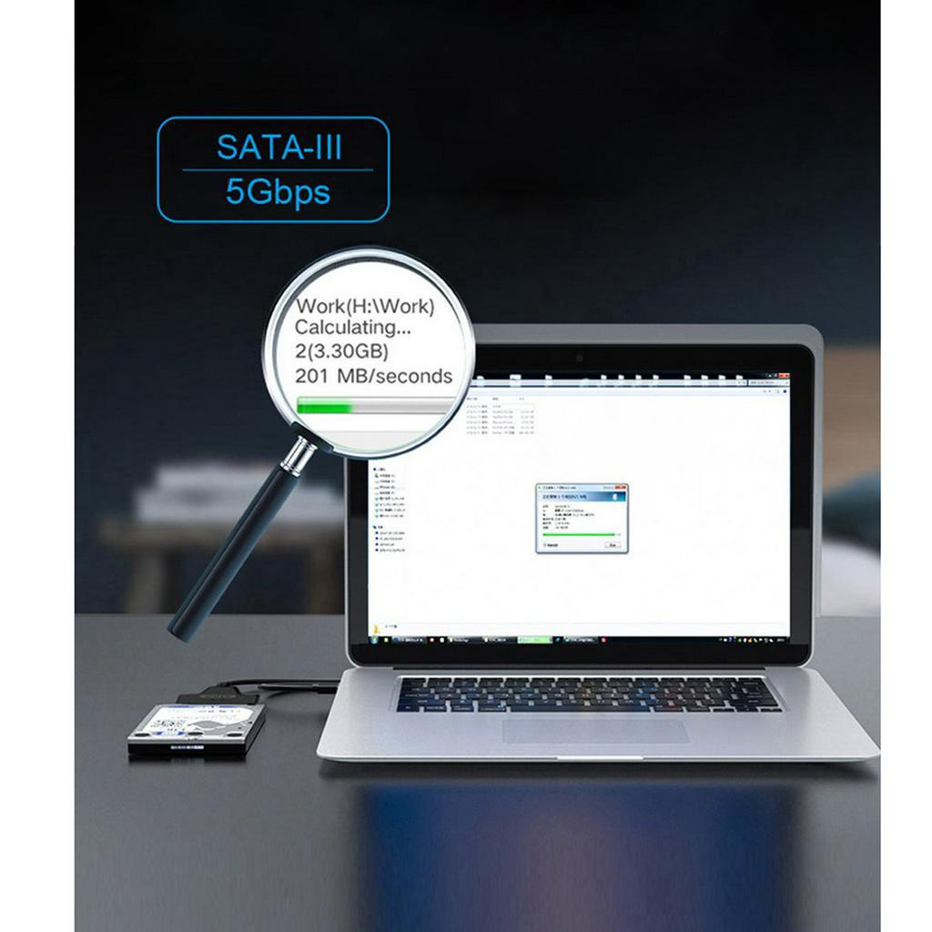 Dây Cáp Chuyển Đổi Ổ Cứng 2.5 Inch USB 3.0 Sang Sata Iii UASP 2TB