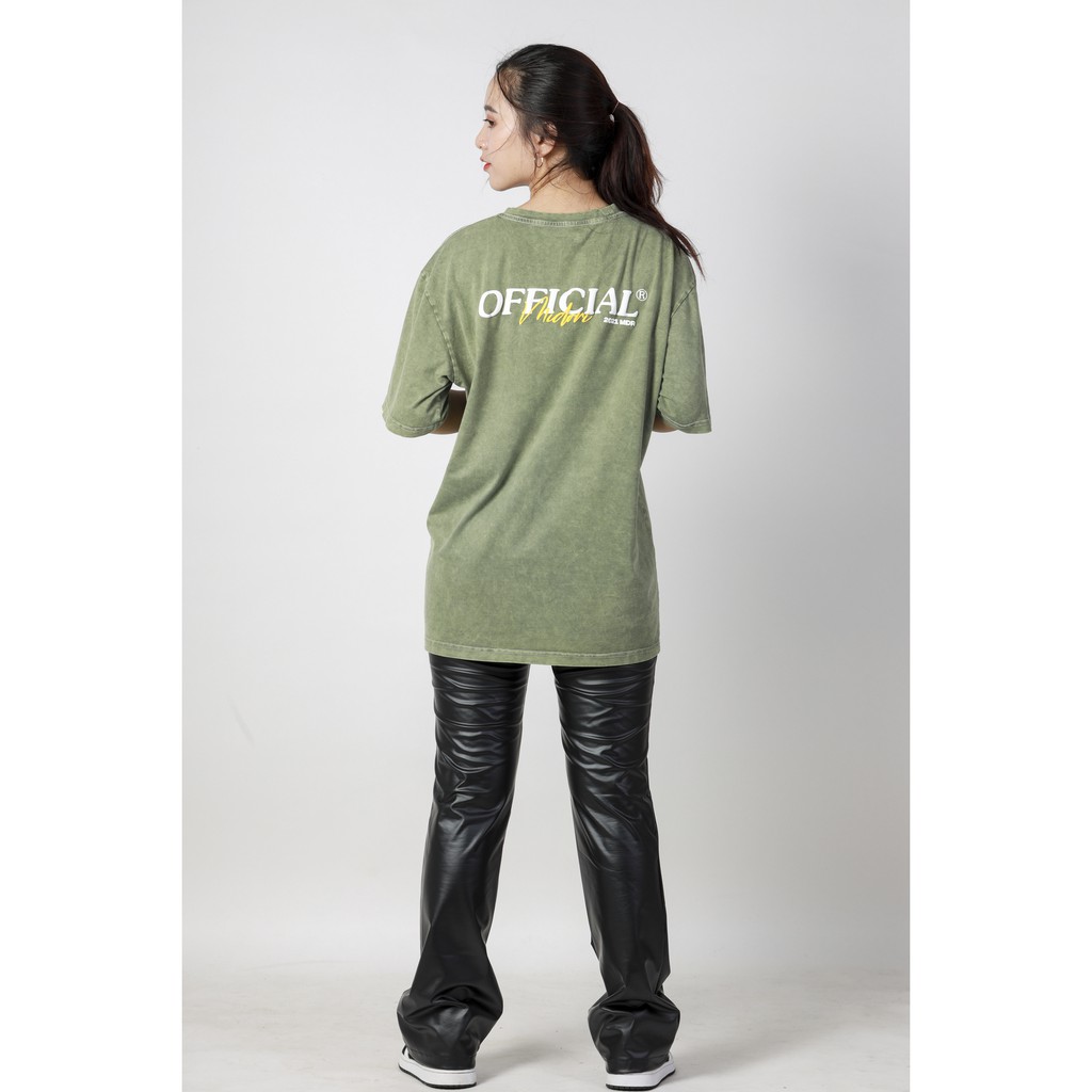 Áo thun form rộng tay lỡ unisex phông nam nữ Wash Cao Cấp Chính hãng Local Brand M STUDIO