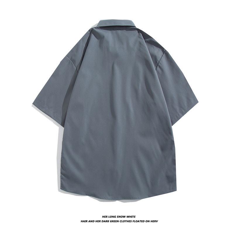 Áo Sơ Mi Tay Ngắn Dáng Rộng In Họa Tiết Hoạt Hình Phong Cách Hàn Quốc Thời Trang Mùa Hè 2022 Cho Nam