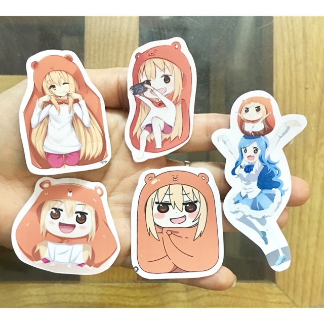 Sticker umaru chan combo 60 cái khác nhau / hình dán umaru chan himouto