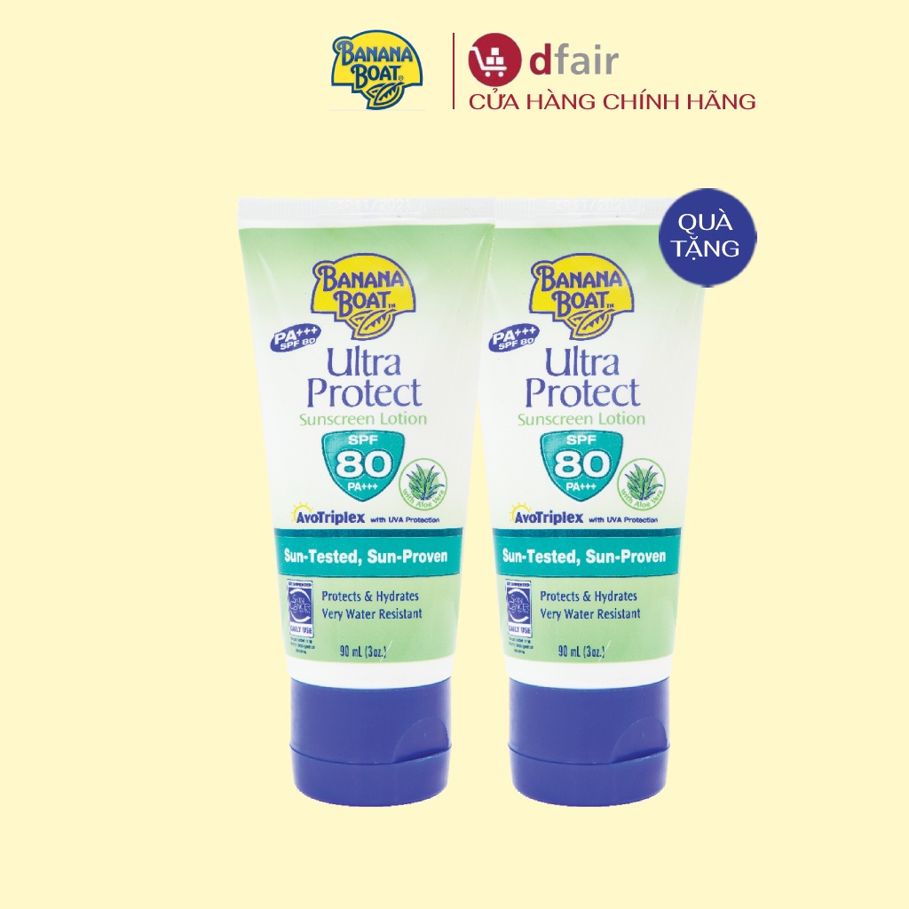 [Tặng 1 Sản Phẩm Cùng Loại] Kem Banana Boat Chống Nắng ULTRA PROTECT SPF80 90ML - 101076821