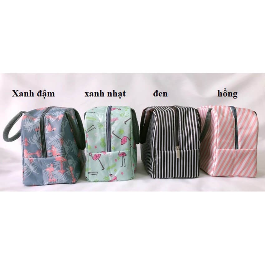 [FULL COMBO] Hộp Cơm Giữ Nhiệt Lúa Mạch 2 Tầng Ruột Inox 304, Hộp cơm văn phòng dung tích 1,5l + Túi giữ nhiệt họa tiết