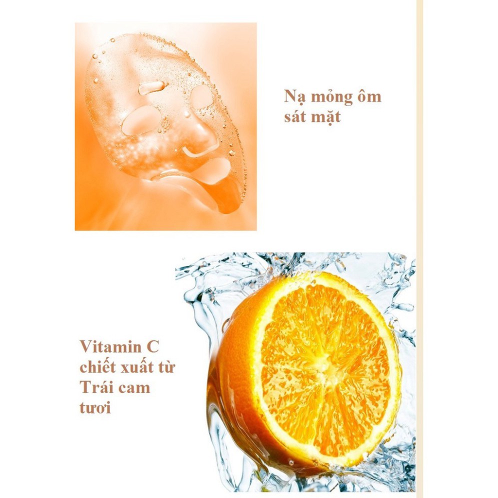 Mặt nạ ❤️𝑭𝒓𝒆𝒆𝒔𝒉𝒊𝒑❤️ Mặt nạ Bioaqua Vitamin C cấp ẩm dưỡng trắng da bổ sung vitamin C chiết suất cam vàng | BigBuy360 - bigbuy360.vn