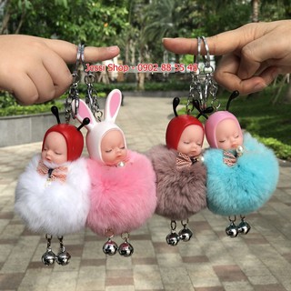 Móc treo balo - túi xách Hàn Xẻng hình em bé dễ thương