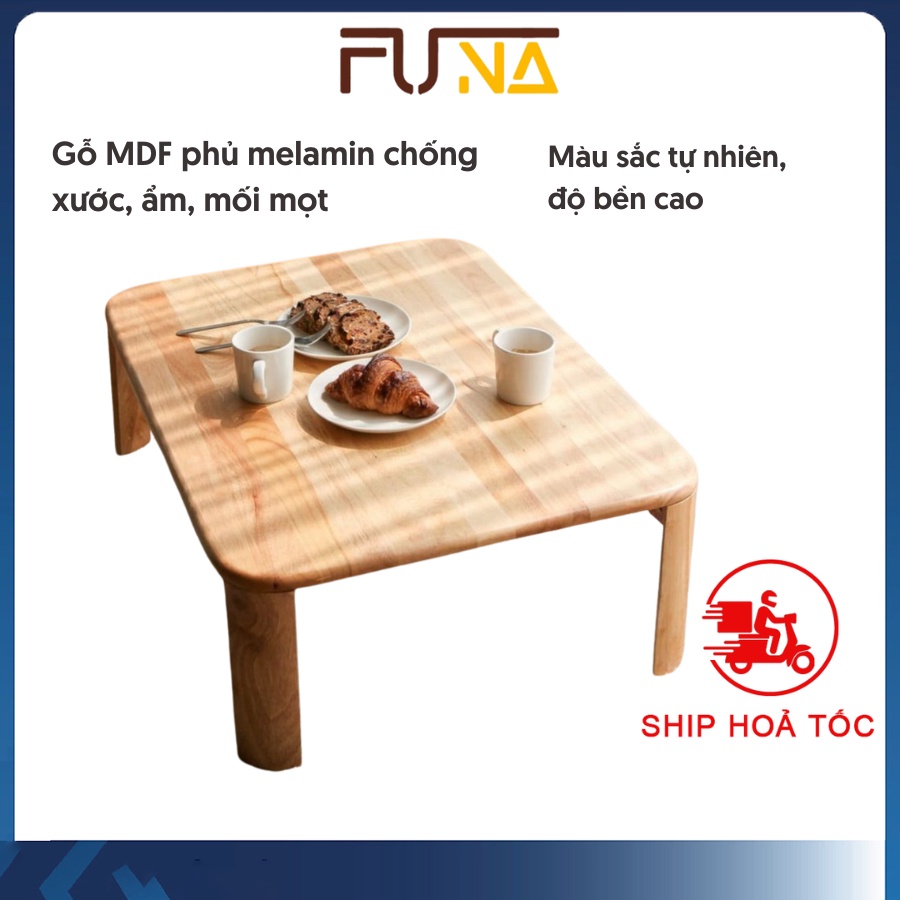 Bàn ngồi bệt gấp gọn tiện dụng ANA có thể làm bàn làm việc học tập, bàn ăn hoặc bàn trà mã BT05
