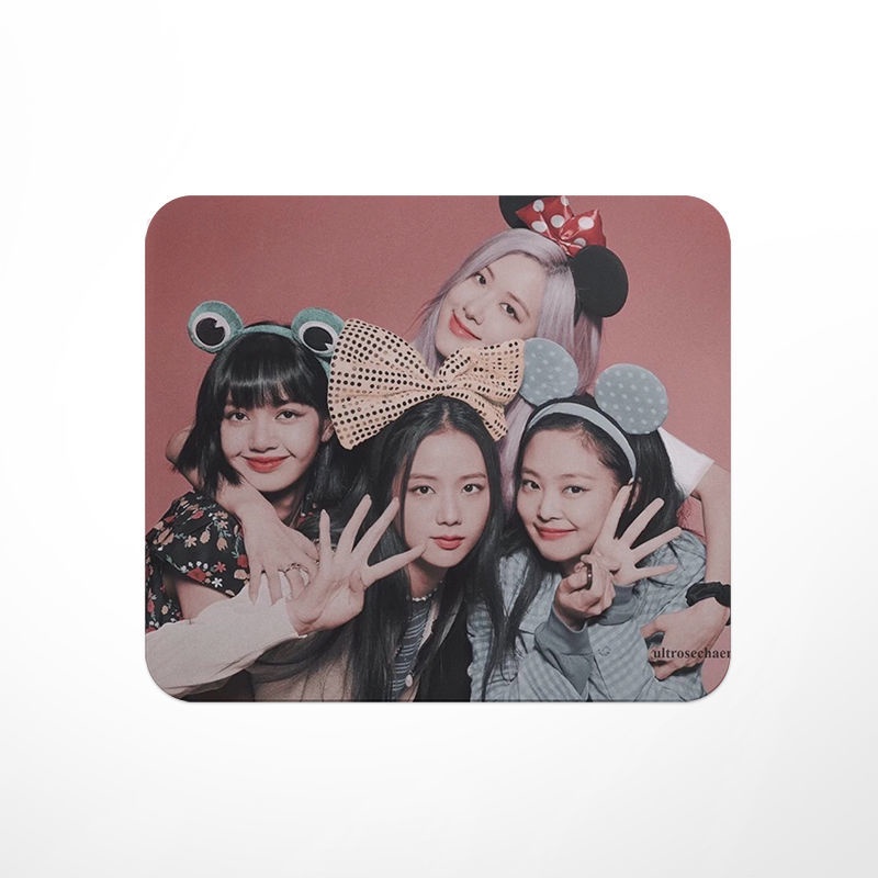Tấm lót chuột hình BLACKPINK Jisoo Lisa Jennie Rosé