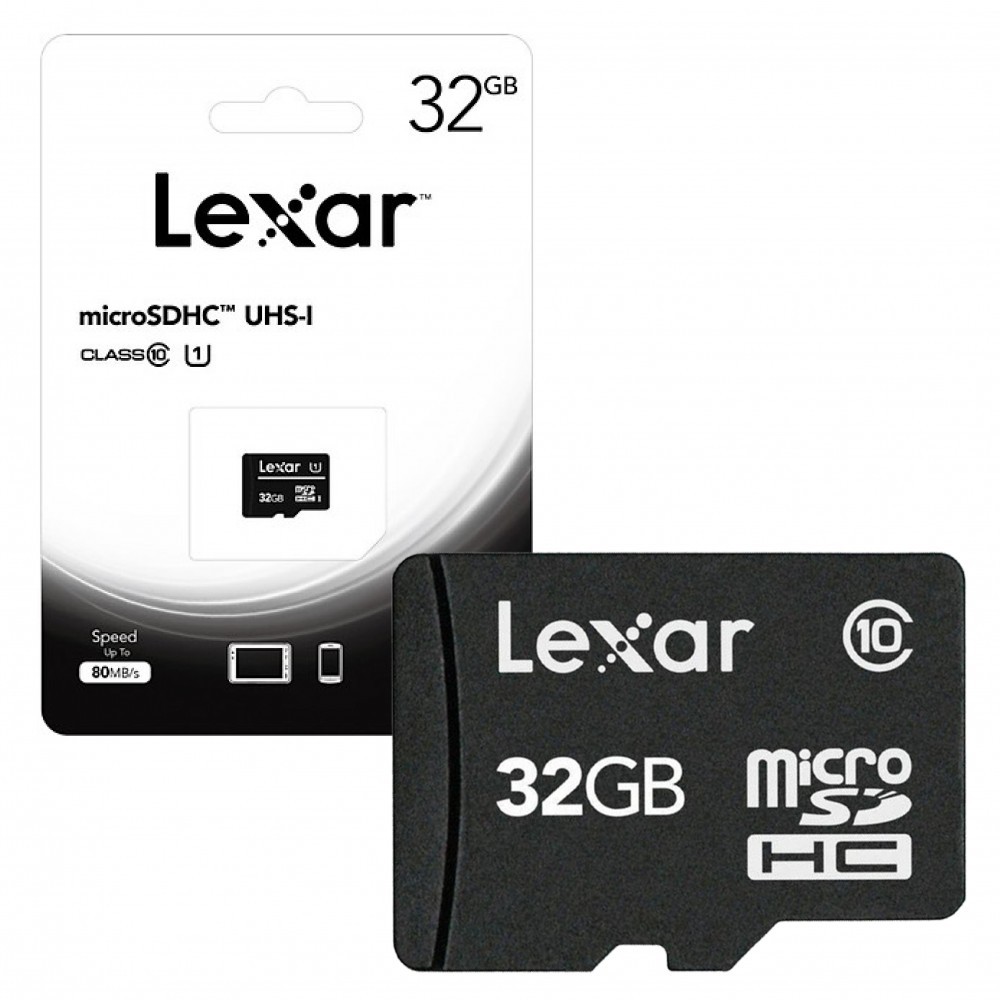 Thẻ nhớ micro SDHC - USH-I Class 10 U1 - 32GB - Tốt nhất cho mobile, tablet và camera IP, camera WiFi